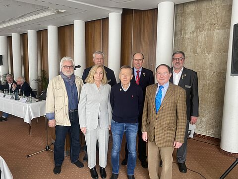 Auch Jubilare wurden bei der Wahlversammlung der Ehemaligen in Bonn geehrt. Foto:  StHptm a.D. Andreas Möller  