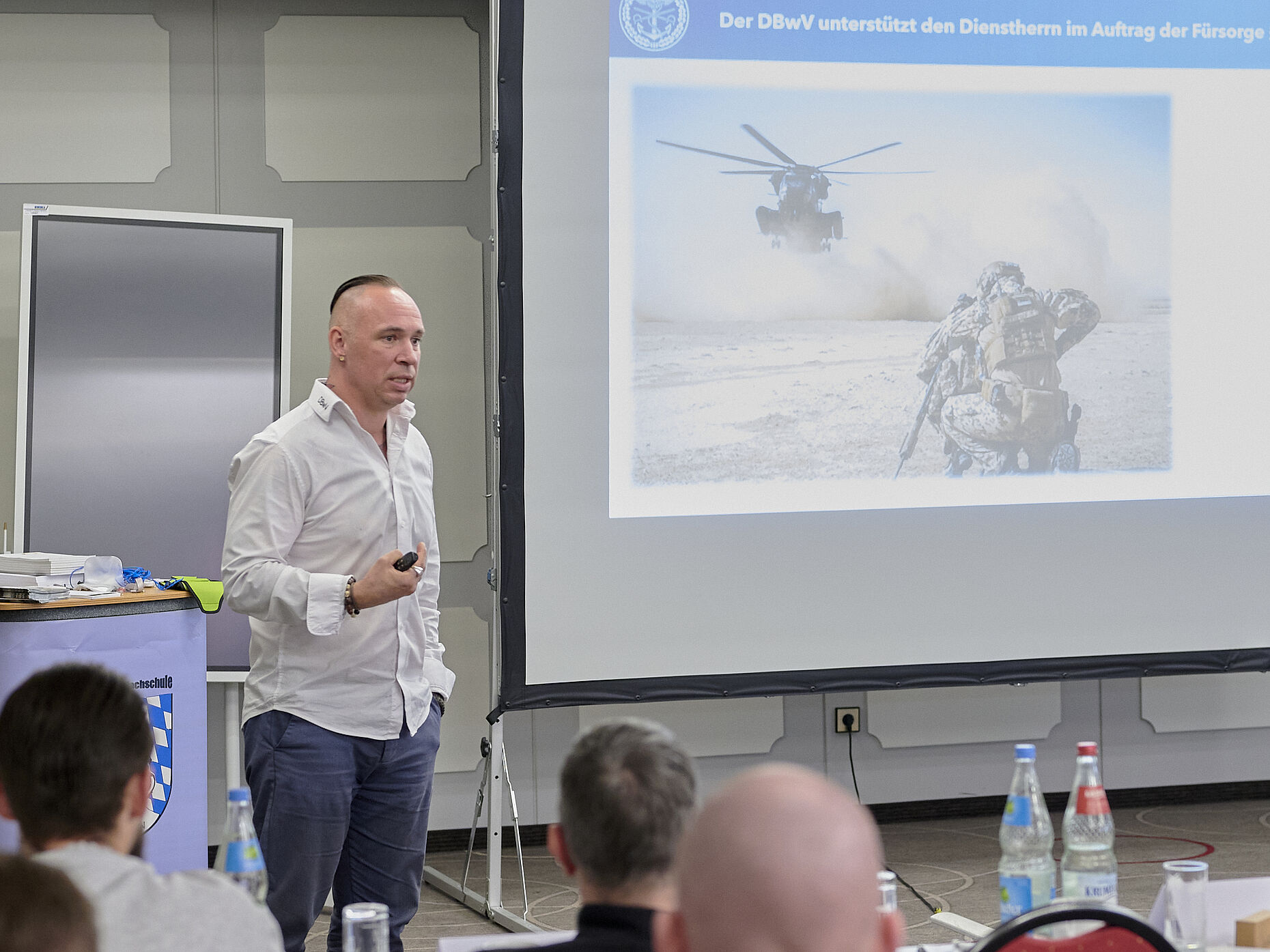 Mit seinen Tipps aus der Praxis machte Johnny Graf viele Aussagen der Referenten u.a. zu KV/PV greifbarer. Foto: Ingo Kaminsky