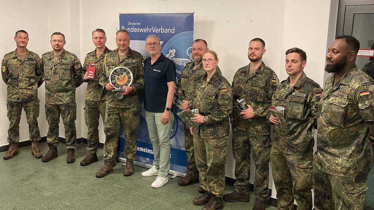 Angehörige des Vorkommandos Aufklärungslehrbataillon 3 „Lüneburg". Foto: DBwV