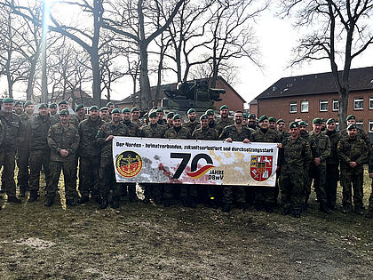 Die TruKa Panzergrenadierlehrbataillon 92 ist eine von aktuell zwölf am Gründungsort des DBwV. Foto: LV Nord