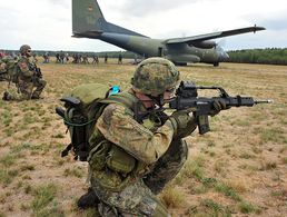 Soldaten bei der Übung "Schneller Adler" im September 2018. Foto: Bundeswehr/Carl Schulze