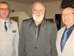 v.l.: Strauß, Schrader und Stark. Foto: DBwV/LV Nord