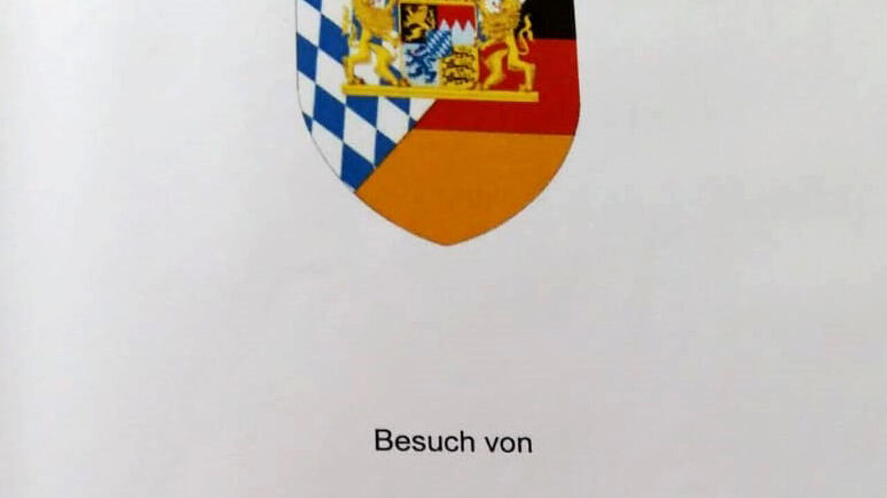 Eintrag von Brigadegeneral Thomas Hambach ins Gästebuch des Landesverbands. Foto: DBwV/LV Süddeutschland