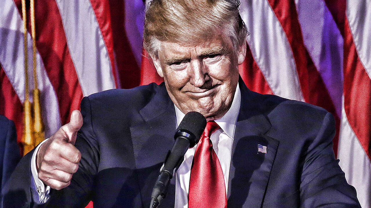 Noch vor einem Jahr galt es als fast unmöglich, nun ist es amtlich: Der 45. Präsident der USA heißt Donald Trump. Foto: dpa, John Angelillo