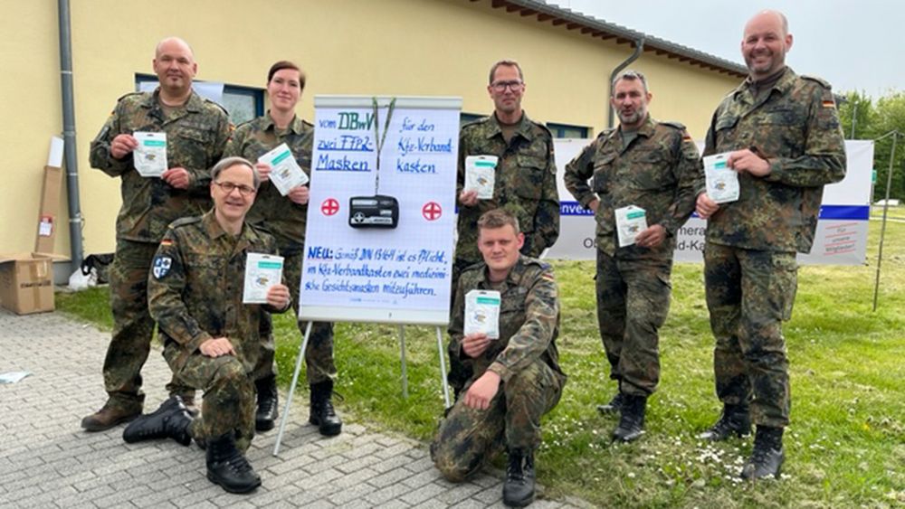 Mayen: Nützliche DBwV-Giveaways für Kfz-Verbandkasten - Deutscher