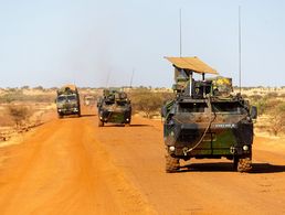Französischer Konvoi in Mali: Binnen weniger Tage fielen fünf französische Soldaten bei der Anti-Terror-Operation "Barkhane". Foto: Etat-major des Armées.