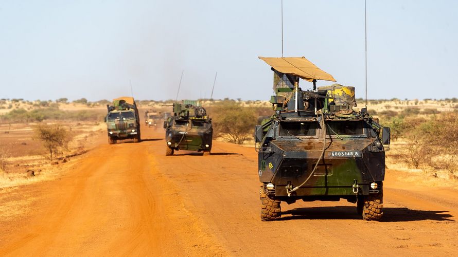 Französischer Konvoi in Mali: Binnen weniger Tage fielen fünf französische Soldaten bei der Anti-Terror-Operation "Barkhane". Foto: Etat-major des Armées.