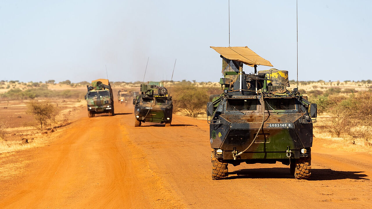 Französischer Konvoi in Mali: Binnen weniger Tage fielen fünf französische Soldaten bei der Anti-Terror-Operation "Barkhane". Foto: Etat-major des Armées.