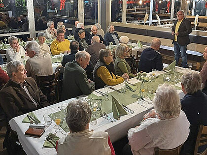Die Kameradschaft ERH Neckarzimmern startete mit einem Neujahrstreffen in das Jahr 2026. Foto: Annette Bopp