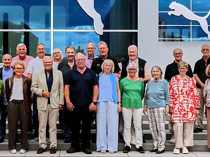 Viele spannende und inspirierenden Eindrücke sammelten die Mitglieder der KERH Nürnberg beim Besuch des Sportartikelherstellers PUMA in Herzogenaurach, verbunden mit faszinierenden Einblicken hinter die Kulissen der weltweit bekannten Marke. Foto: Klaus Probst
