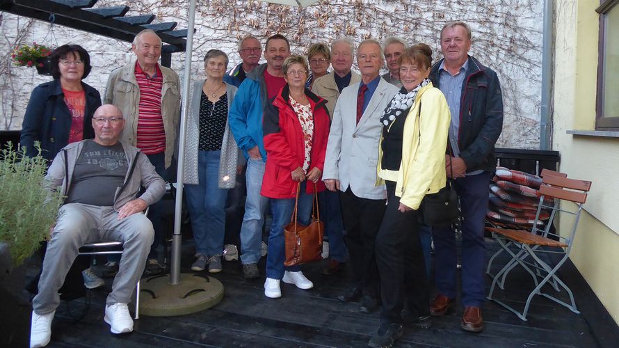 Die KERH Burgenlandkreis nach einem interessanten Besuch auf dem Schloss von Merseburg. Foto: DBwV/Grunert