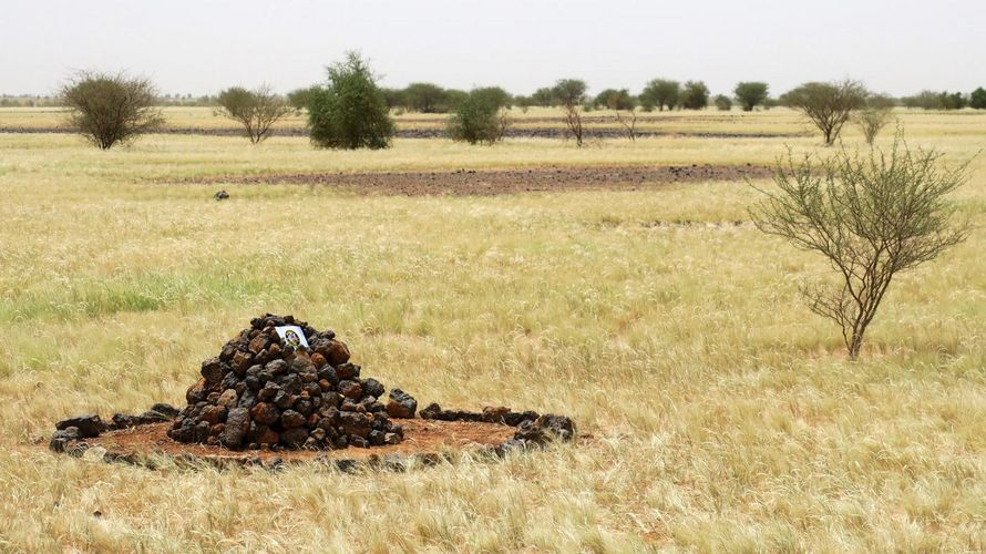 Der Ort des Tiger-Absturzes in Mali, 80 Kilometer von Camp Castor entfernt. Foto: Bundeswehr/Döhring