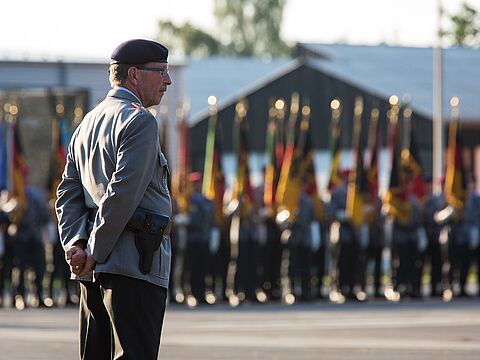 Als ehemaliger Flugabwehroffizier verkörpert Generalleutnant Rainer Korff über 40 Jahre militärische Erfahrung (Quelle: Bundeswehr/Marco Dorow)
