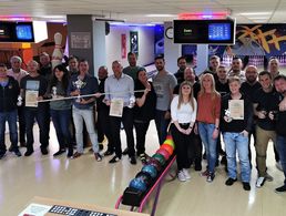 Endlich konnte das Bowlingturnier 2021 in Burg wieder stattfinden. Foto: DBwV/Bettge