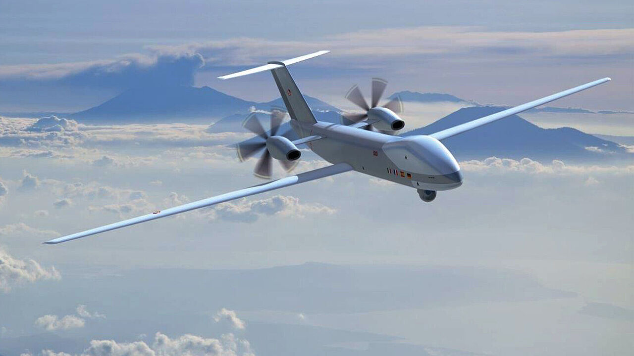 Hinter dem Begriff "Eurodrohne" bezeichnet ein noch zu entwickelndes, ferngeführtes Luftfahrzeugsystem für das Flugsegment MALE RPAS (Medium Altitude Long Endurance Remotely Piloted Aircraft System). Foto: Airbus