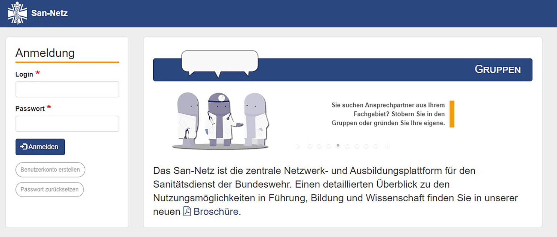 Für die Ausbildung im Sanitätsdienst stehen den Nutzern im „San-Netz“ alle Ausbildungsinhalte in digitaler Form zur Verfügung. Foto: Bundeswehr