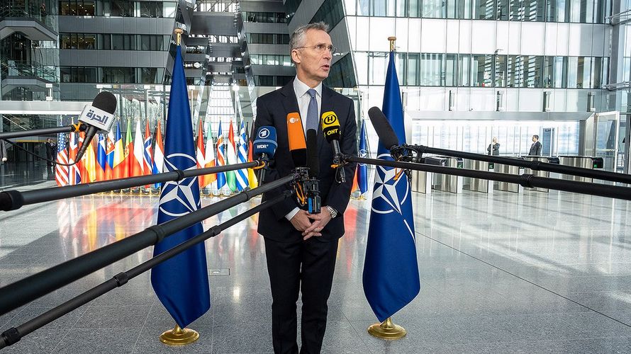 Nato-Generalsekretär Jens Stoltenberg sagte, dass das Bündnis bereit ist, die Ausbildungsmission im Irak auszuweiten. Foto: Nato