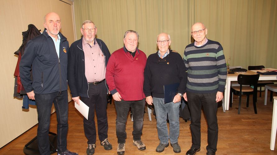 v.l.: Jens Tischer, Harald Krabbenhöft, Ludwig Kiefer, Erwin Hanisch und Christoph Kabon. Foto: LV Nord 