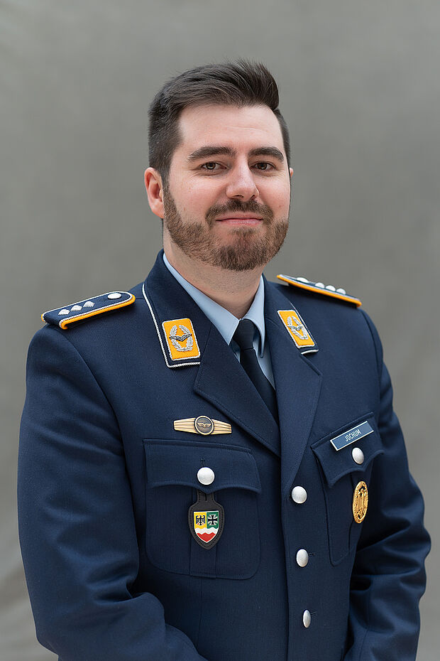 Hauptmann Lukas Jochum, Vorsitzender Zentraler Bereich. Foto: DBwV