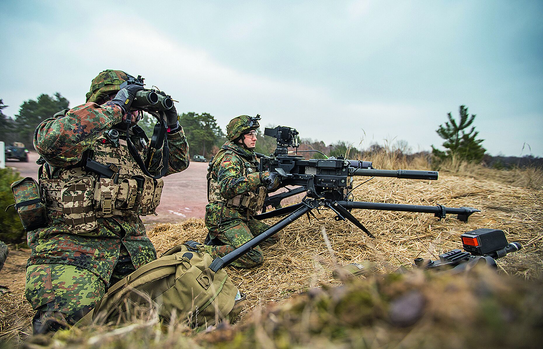 Übungsroutine, wie sie im Jahr 2017 aussah: Soldaten des Objektschutzregiments der Luftwaffe üben in Vorbereitung auf ihren Mali-Einsatz im Gefechtsübungszentrum. Foto: Bundeswehr/Jane Schmidt