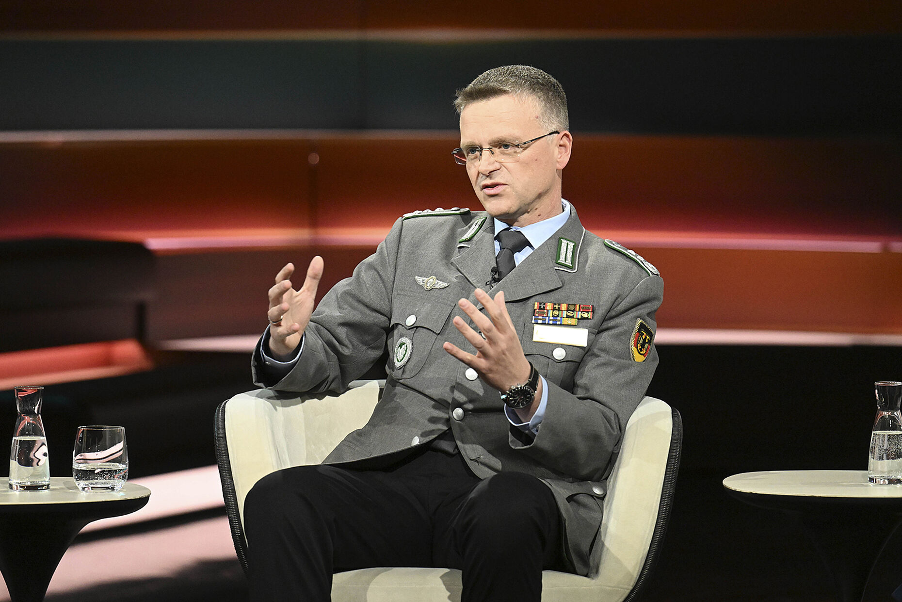 Oberst André Wüstner machte deutlich, dass die Auwuchsfähigkeit der Streitkräfte eine strategische Herausforderung ist. Foto: Cornelia Lehmann