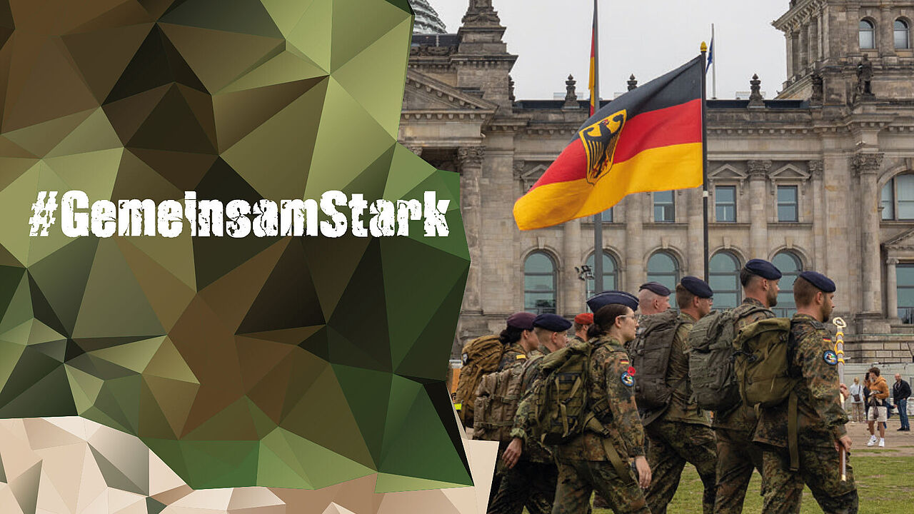 Der Nationale Veteranentag wird am 15. Juni erstmals bundesweit gefeiert - auch in Augustdorf. Foto/Grafik: DBwV