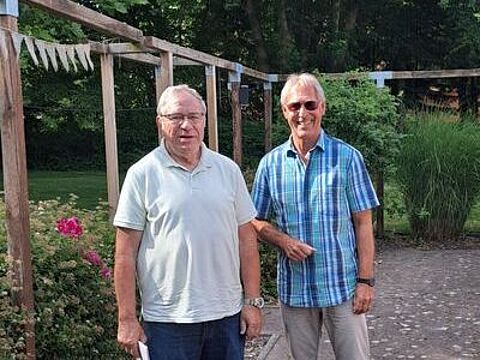 Manfred Hilse (links) und Ortwin Rosenke. Foto: DBwV