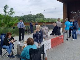 Nach einer langen Pause haben sich die Mitglieder der KERH Marzahn-Hellersdorf im Juni wieder getroffen. Foto: DBwV/Hödtke