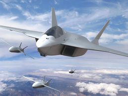 Mit dem Verteidigungsetat wird auch die Finanzierung weiterer Forschungsarbeiten am Future Combat Aircraft System FCAS sichergestellt. Grafik: Airbus