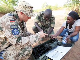 Im Rahmen von EUTM Mali halfen deutsche Soldaten unter anderem bei der Ausbildung malischer Pioniere. Foto: Bundeswehr/Falk Bärwald