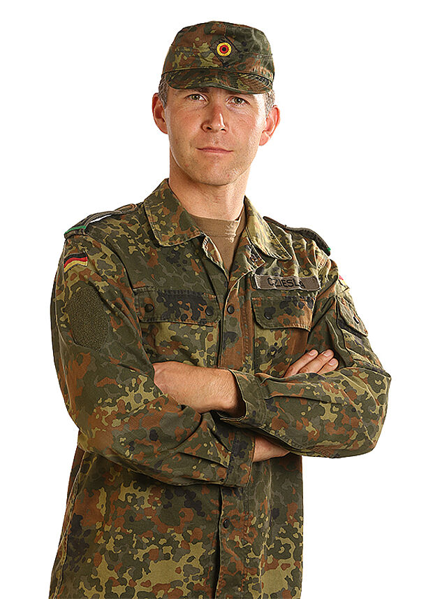 Hauptfeldwebel Kai Cziesla. Foto: Marco Stepniak