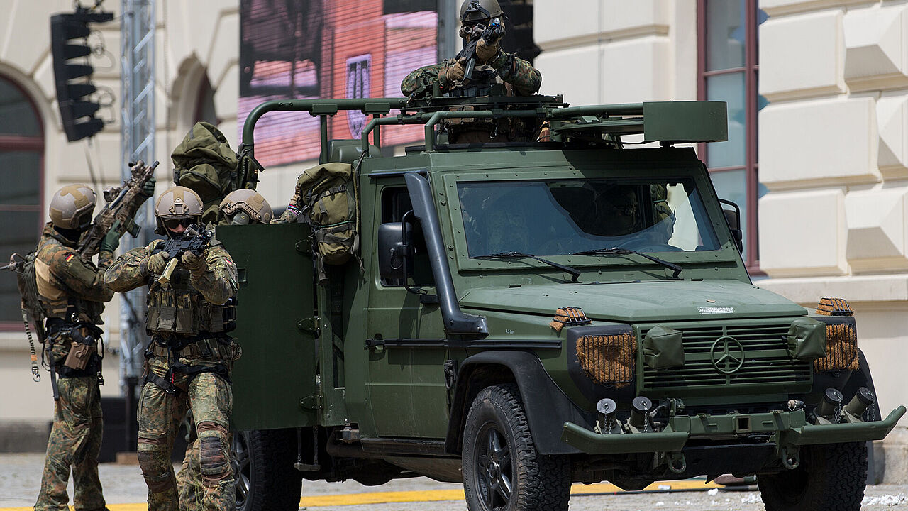 Archivbild: Das Auswahlverfahren für das Kommando Spezialkräfte (KSK) erfordert die Teilnahme an unterschiedlichen Qualifizierungsprogrammen. Foto: Monika Skolimowska/dpa