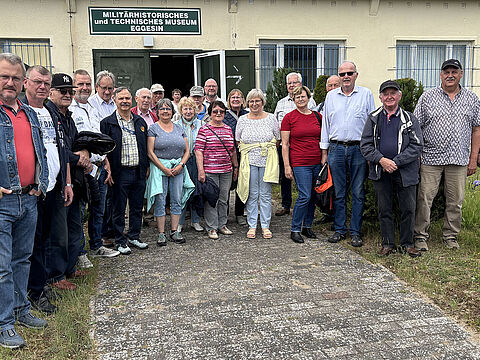 Eine Reise in die Geschichte des Standortes Eggesin unternahm die KERH Neubrandenburg, als sie das Militärhistorische und technische Museum der Garnisonsstadt besuchte.  Foto: Steffen Braun