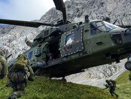 Gebirgsflug Mehrzweckhubschrauber NH90. Foto: Bundeswehr/Stefan Wagner