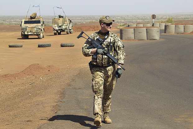 Die Bundeswehr ist auch in Mali aktiv, wo das Risiko, giftigen Schlangen zu begegnen, besonders hoch ist Foto: Bundeswehr