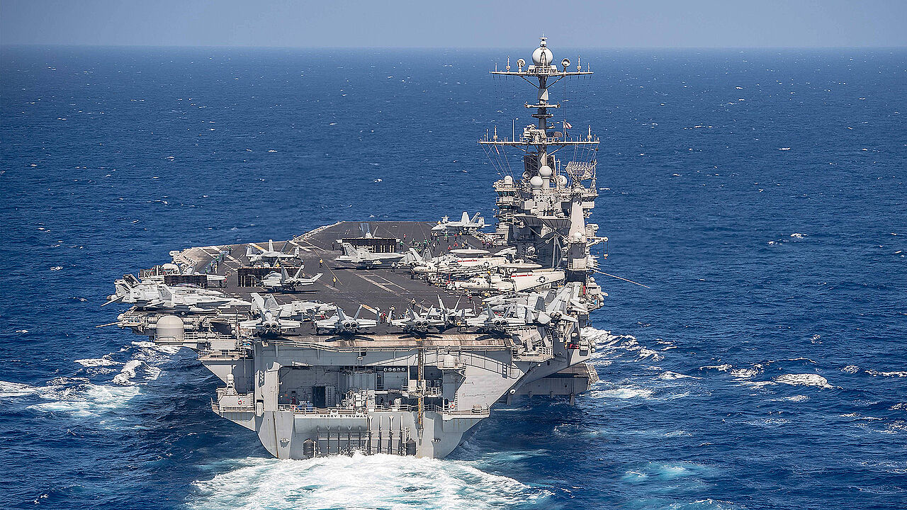 Die USA leisten sich mit elf Flugzeugträgern die größte Flotte weltweit, hier die USS „Harry S. Truman“. Foto: imago/ZUMA Press