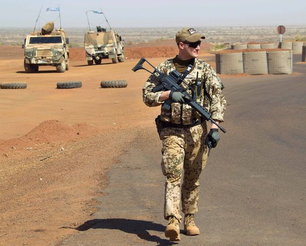 In Mali: Die Einsätze MINUSMA und EUTM Mali, wurden bis zum 31. Mai 2020 verlängert. Foto: Bundeswehr/Christian Thiel