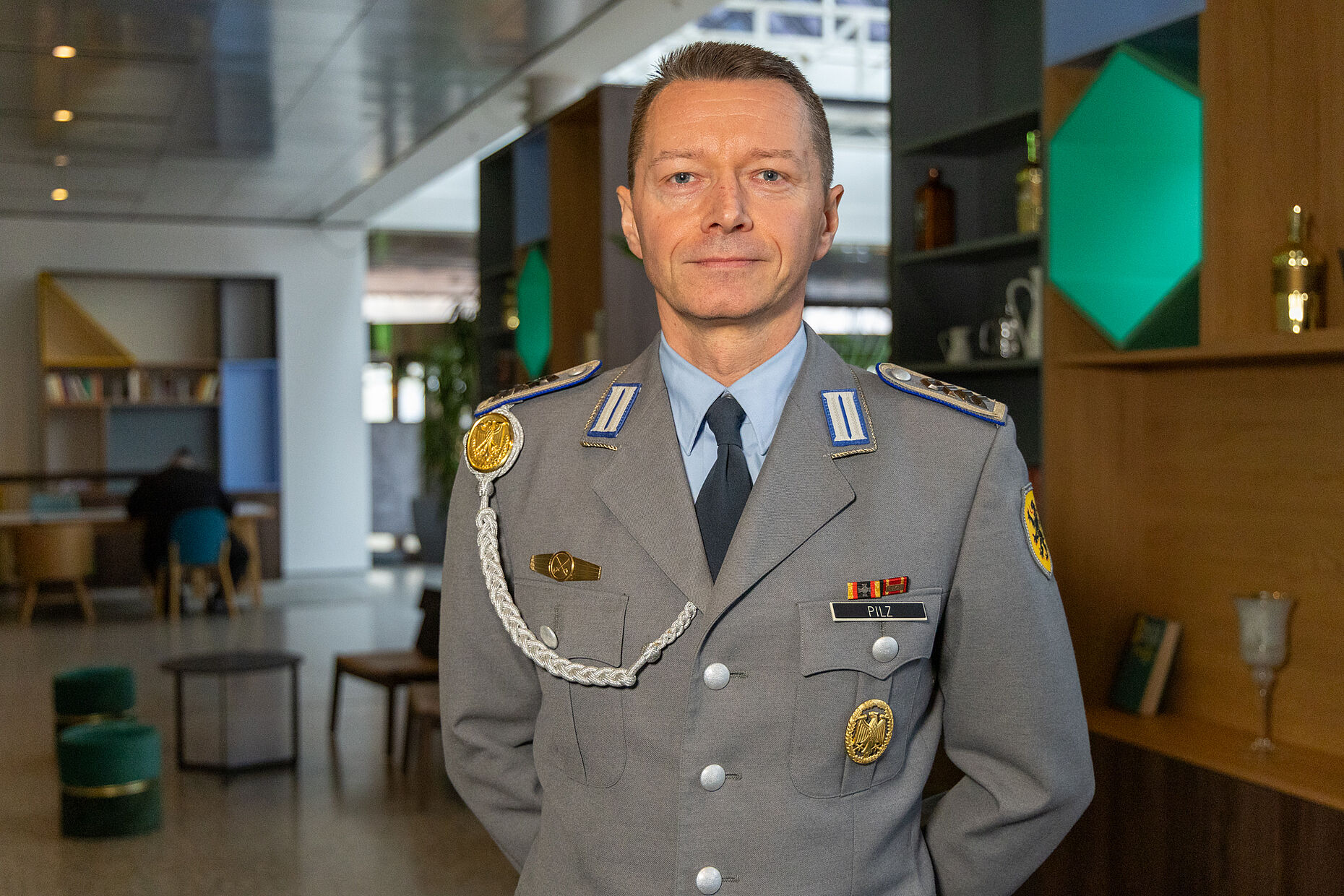 Oberstabsfeldwebel Robert Pilz. Foto: DBwV/Sarina Flachsmeier
