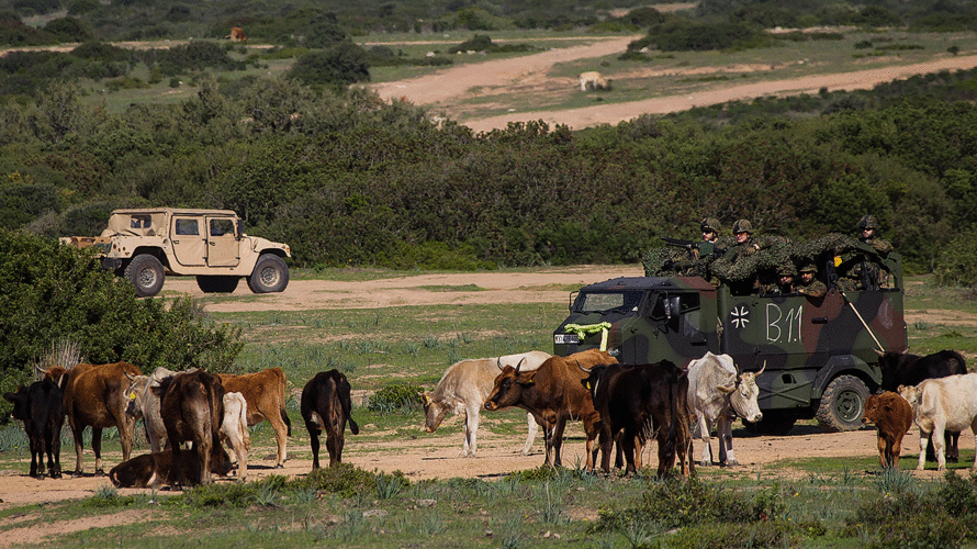 Bundeswehr-Soldaten bei einer Nato-Übung im Oktober 2015 in Sardinien. Deutschland hat dem Bündnis jetzt den größten Anstieg der Verteidigungsausgaben seit Jahrzehnten gemeldet. Foto: Bundeswehr/Jane Schmidt