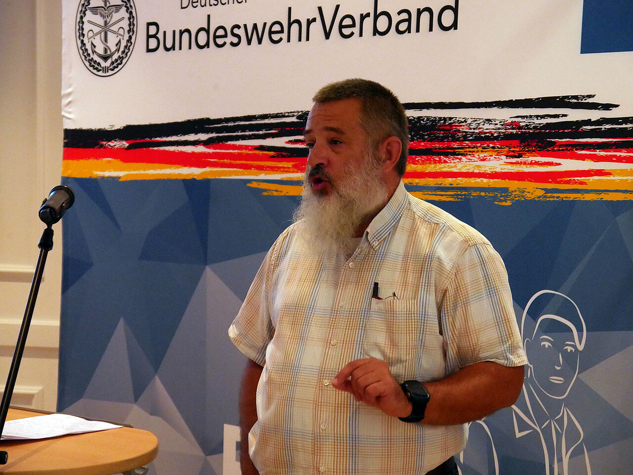 Stephan J. Kramer ist Korvettenkapitän der Reserve. Foto: LV Nord