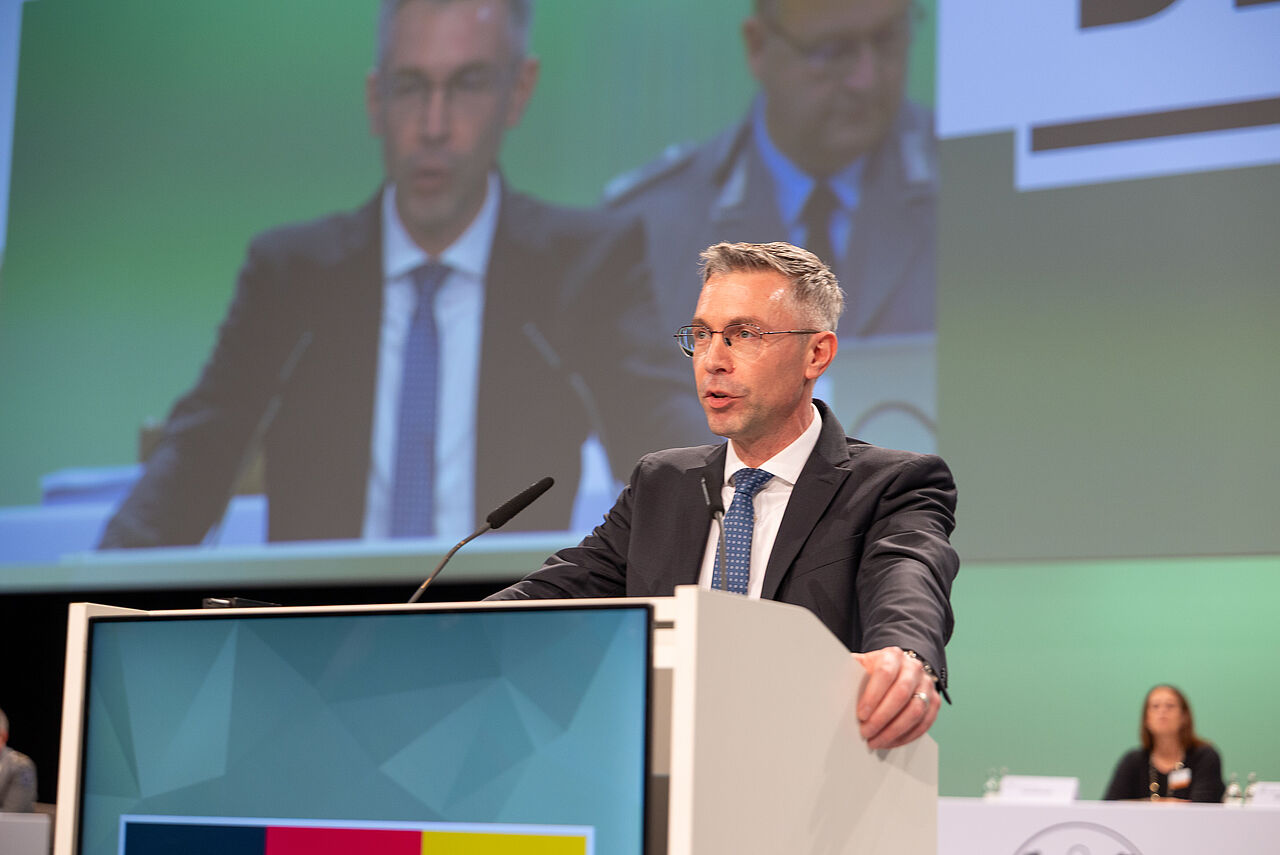 Tag 1- Impressionen der Hauptversammlung 2025. Foto: DBwV/Yann Bombeke