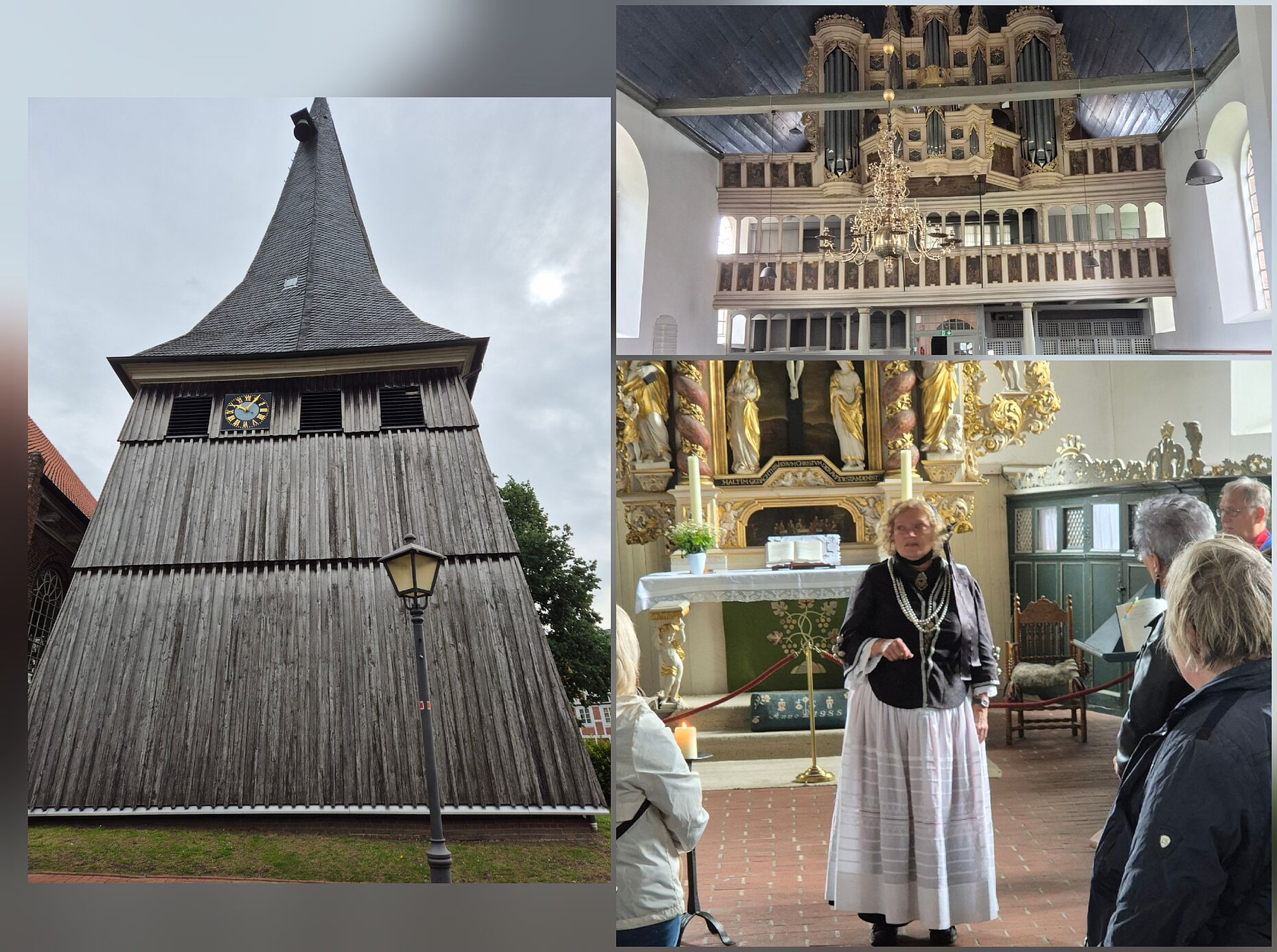 Sehenswert war die Kirche St. Matthias in der malerische Ortschaft Jork. Foto: Roland Stengl