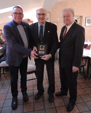 vl.: Hptm Uwe Köpsel, Hptm a.D. Hans Georg Regenbrecht und Oberst a.D. Günter Werdermann (Foto: KERH Berlin West) 