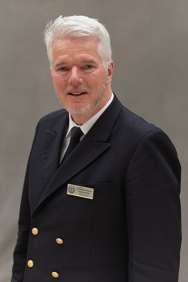 Oberstabsbootsmann Holger Weihe, Vorsitzender Cyber- und Informationsraum. Foto: DBwV/Fyrin