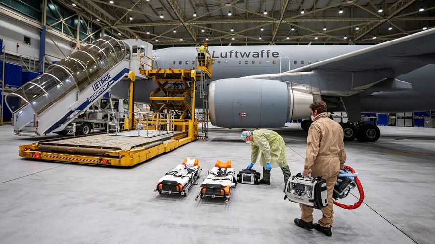 Der Airbus A310 MedEvac der Luftwaffe gilt als "fliegende Intensivstation". Archivfoto: Bundeswehr/Kevin Schrief