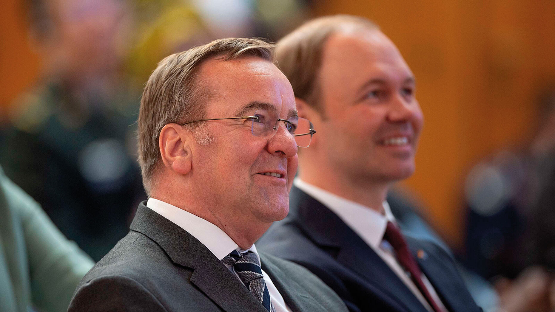 Der inzwischen 20. Verteidigungsminister Boris Pistorius (SPD; l.) und sein Staatssekretär Nils Hilmer.