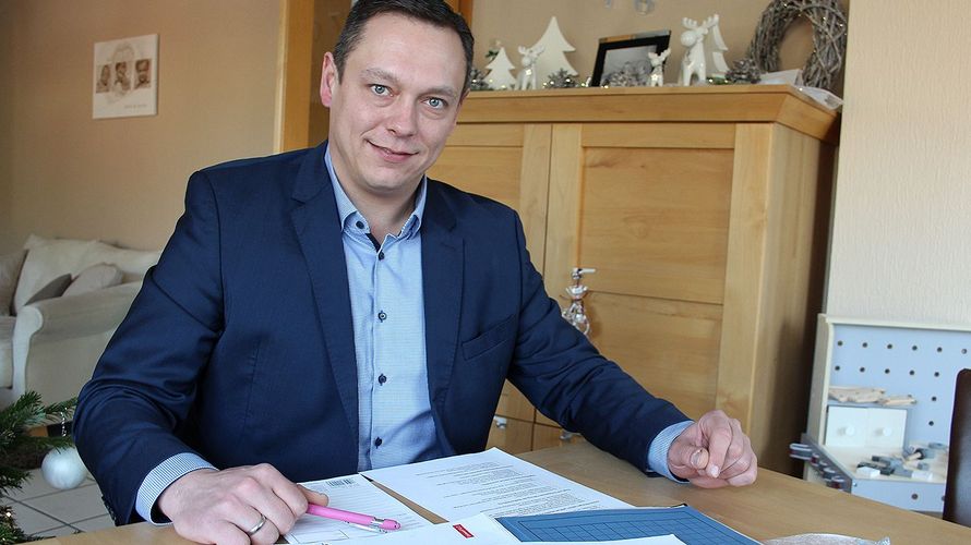 Engagiert: Oberstleutnant i.G. Daniel Razat kandidiert für das Bürgermeisteramt in Höxter. Foto: DBwV/Vieth