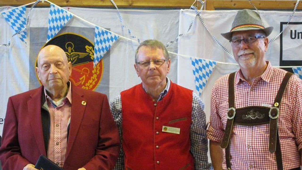 Herbert Nilges (von links), Reinhard Patzlaff und Klaus-Thomas Petersen. Foto: DBwV