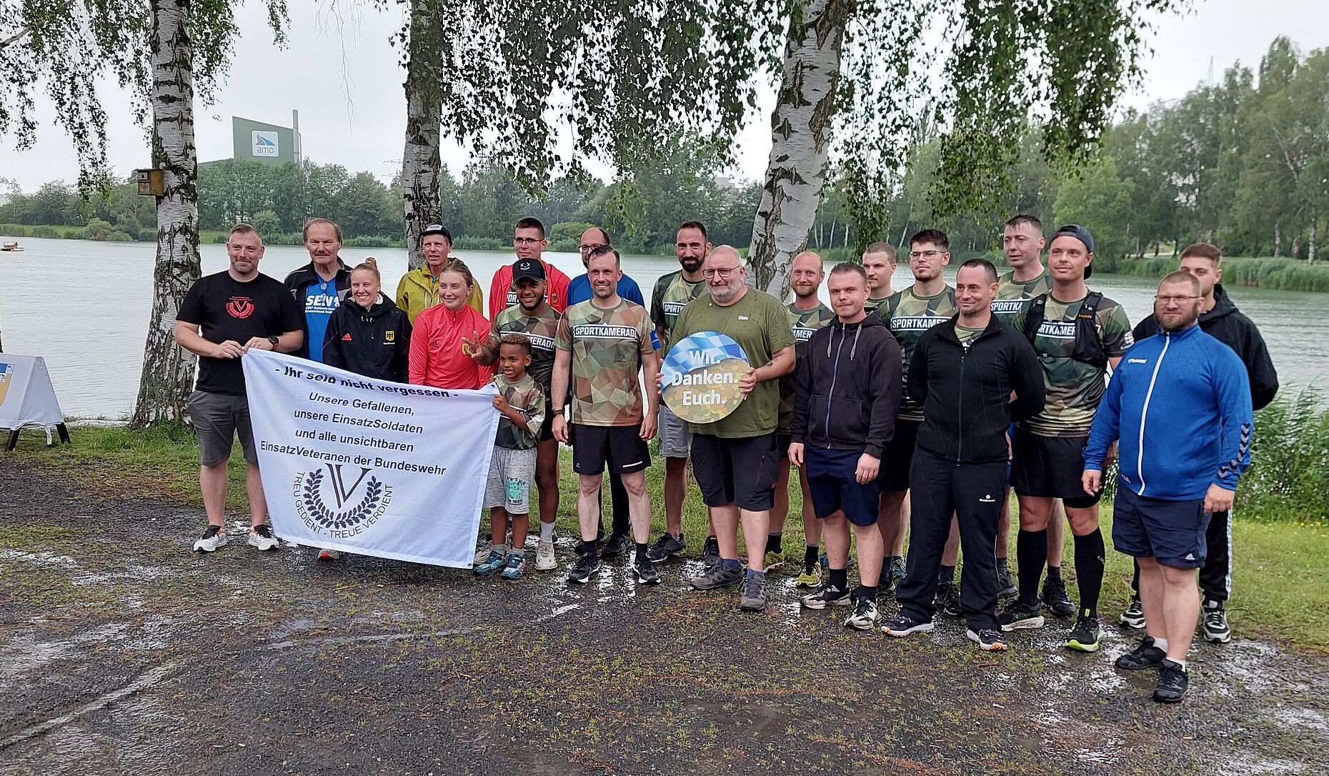 Soldaten und der Bund Deutscher Einsatzveteranen waren vor Ort. Foto: privat