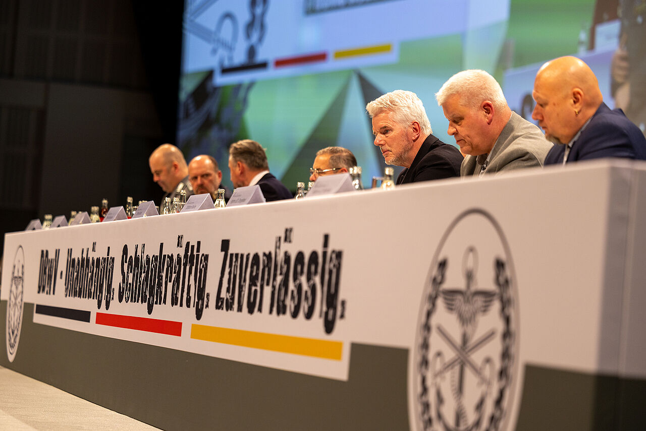 Tag 1- Impressionen der Hauptversammlung 2025. Foto: DBwV/Yann Bombeke